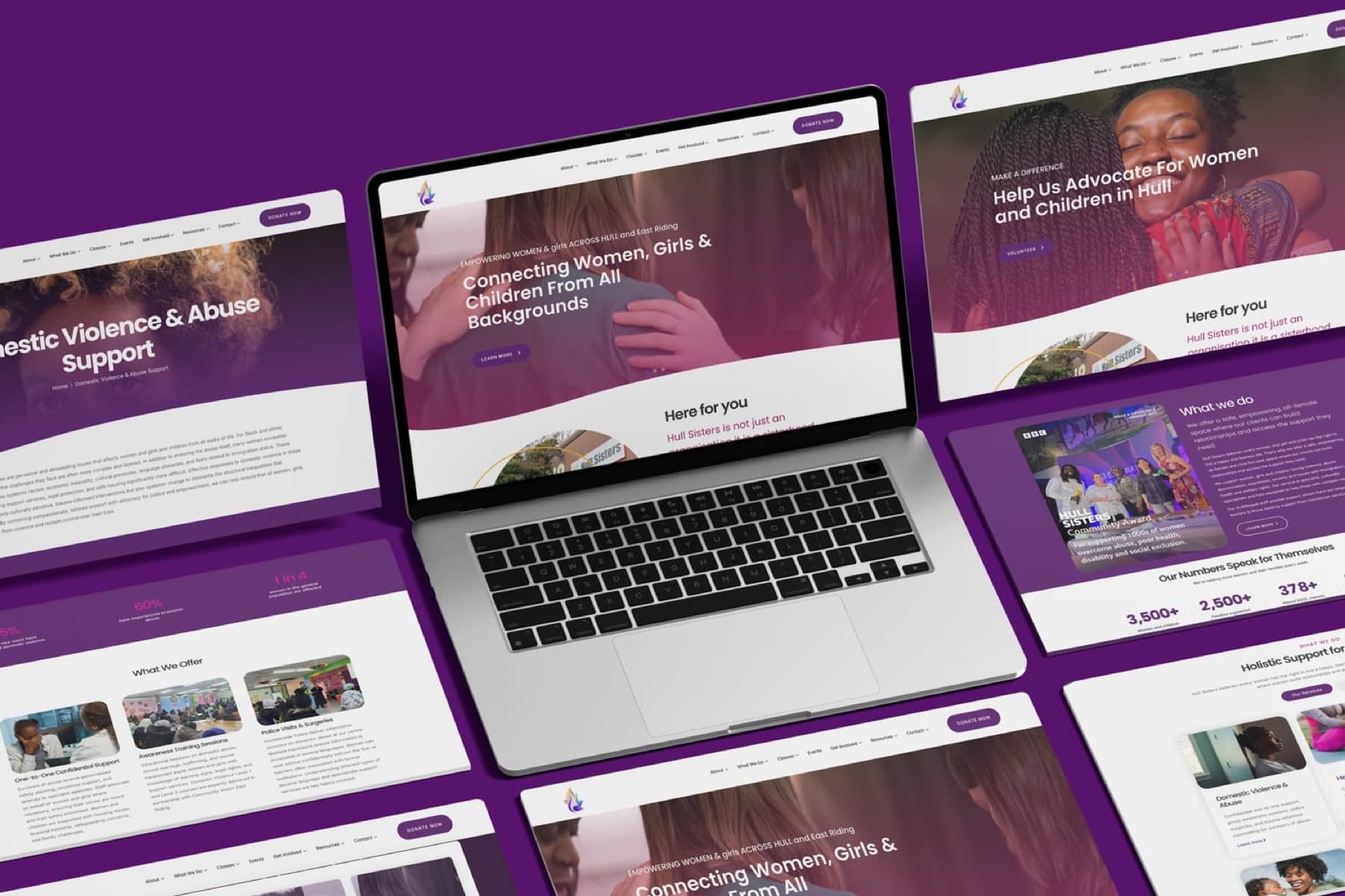 Hull Sisters Website Refresh, image 2