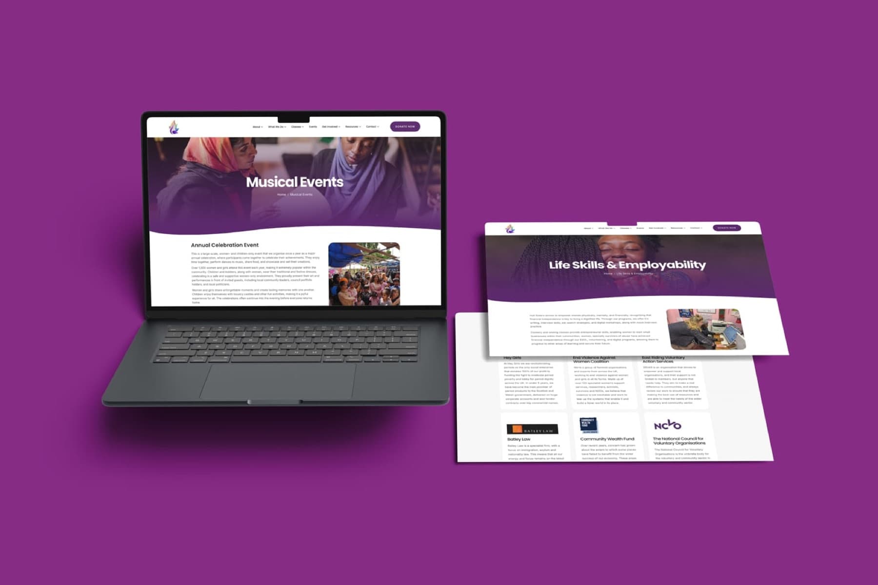 Hull Sisters Website Refresh